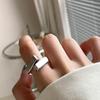 Geometric Design High-End Gold-Plated S925 Sterling Silver Ring for Women