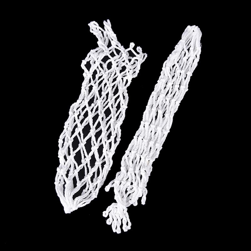 6 ks/sada Bílé síťové kapsy na kulečníkový stůl z bavlny