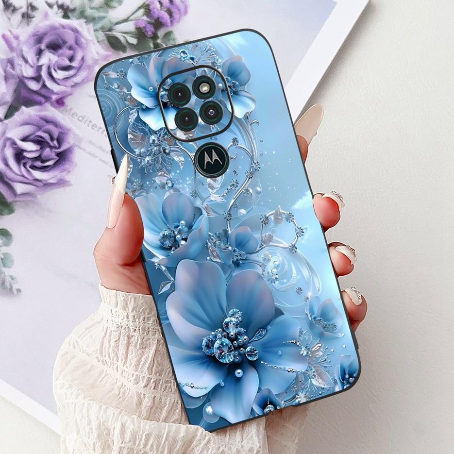 For Motorola Moto G9 Play Case Colorful Flowers Painted Cover Soft TPU Phone Cases For Motorola Moto G9 Plus MotoG9 Power Fundas