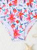 2026 Cute Girls' One-Piece Zipper Swimsuit for Small and Medium Children