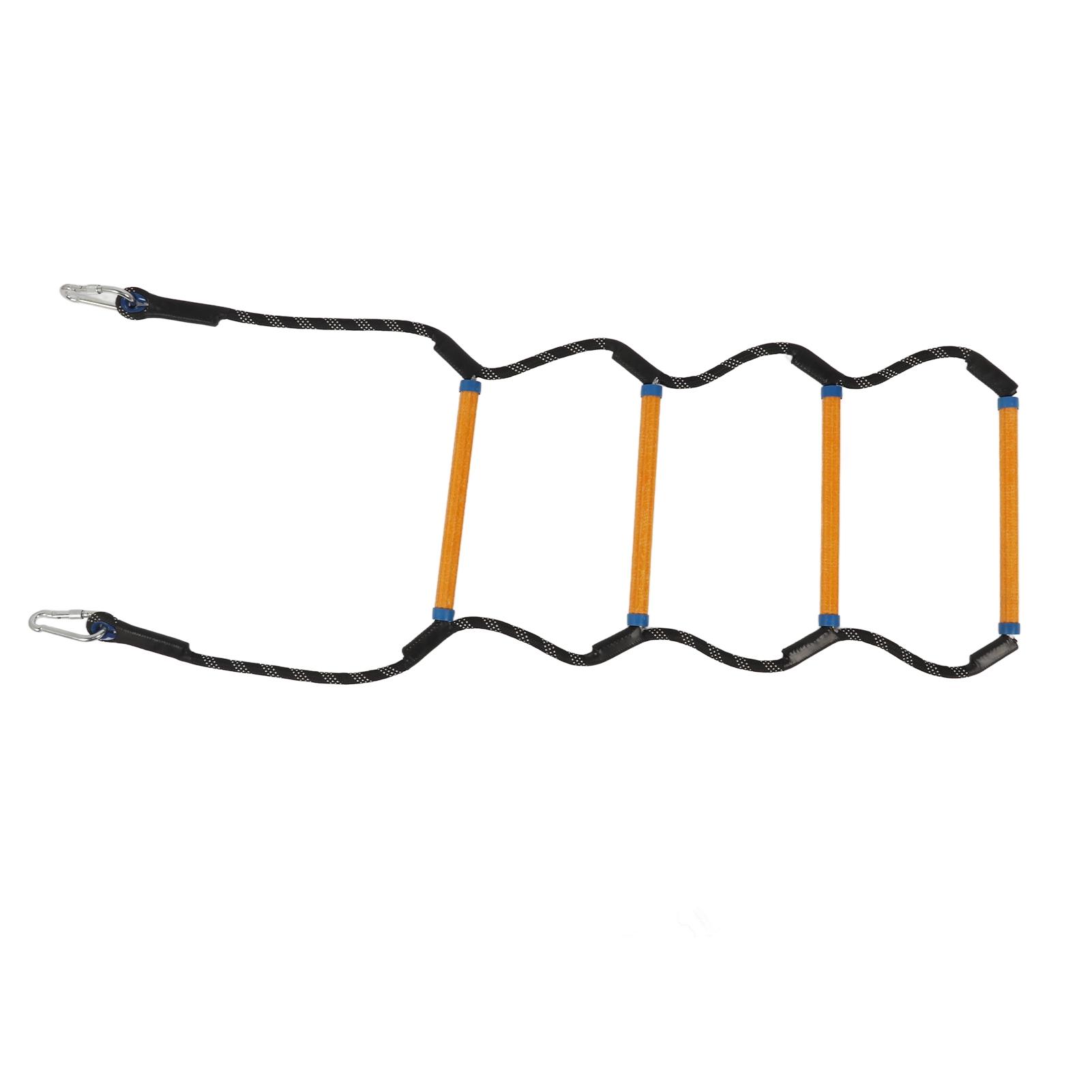 

Marine Boarding Rope Ladder Sturdy Reliable 400 Lbs Portable Anti Slip Boat Rope Ladder For Inflatable Boats Kayaks