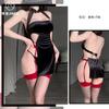 Sex Underwear Sexy Velvet Cheongsam Open Gear Free Uniform Temptation Slit Strap 6056