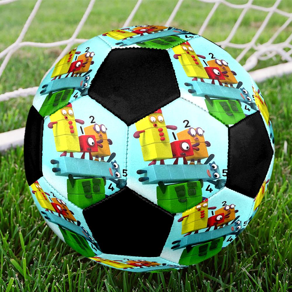 Numberblocks Theme Size 5 Soccer Ball, Suitable for Both Indoor and Outdoor Matches, a Gift Suitable for Everyone.
