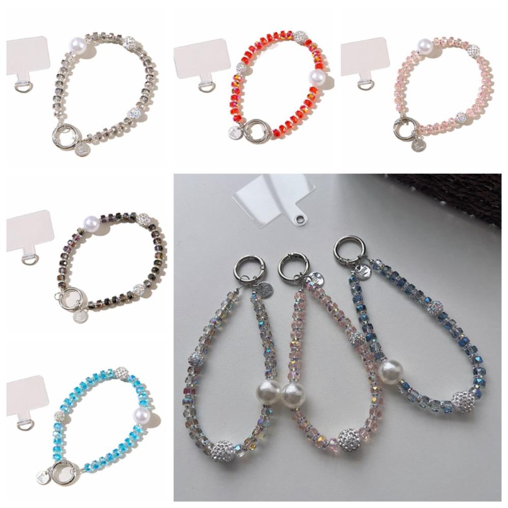 

Wrist Chain Mobile Phone Lanyard Color Cellphone Chain Mobile Phone Pendant чёрный