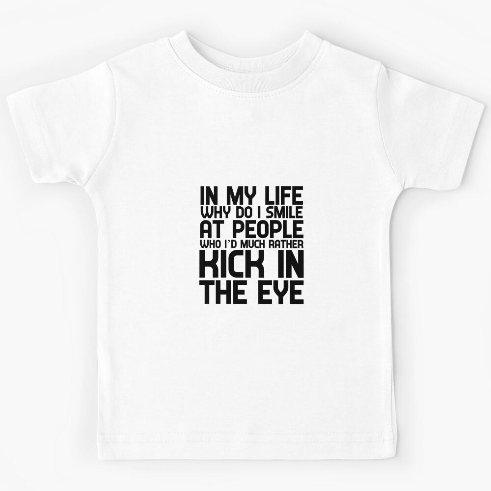 The Smiths Heaven Knows Lyrics Kids T-Shirt 120