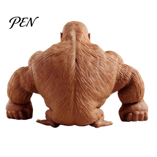 Portable Stress Toy Relief Gorilla Squeeze Toy, Slow Rising Orangutan Fidget Animal Reliever Anxiety Reduction Shape Sensory for Kids Adults