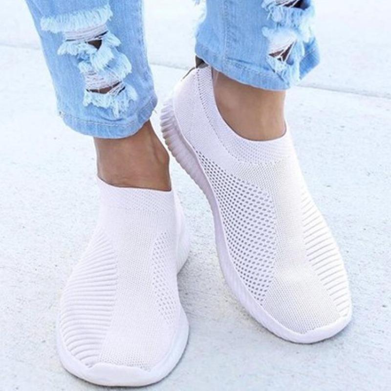 White Shoes for Women Breathable Shoes Soft Soled,light Comfortable Non Slip Women Sneakers Platform Sneakers Zapatillas Mujer