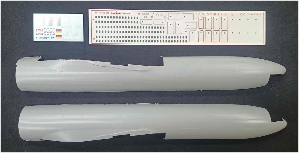 Micromill McDonnell Douglas Plastic Model Kit 1/144 MD-11 P.W. Engine-Equipped MKR144-036