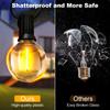 30M/15M/9M LED G40 Globe String Lights Outdoor, Plastic IP65 Waterproof Bulbs For Christmas Party Garden Decorative Garland Lamp