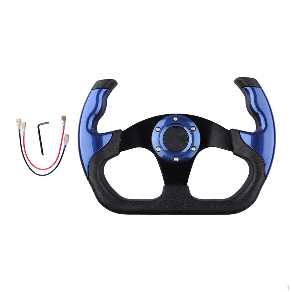 Car Steering Wheel 13inch High Performance Aluminum Alloy Comfortable Grip Auto Interior Accessories