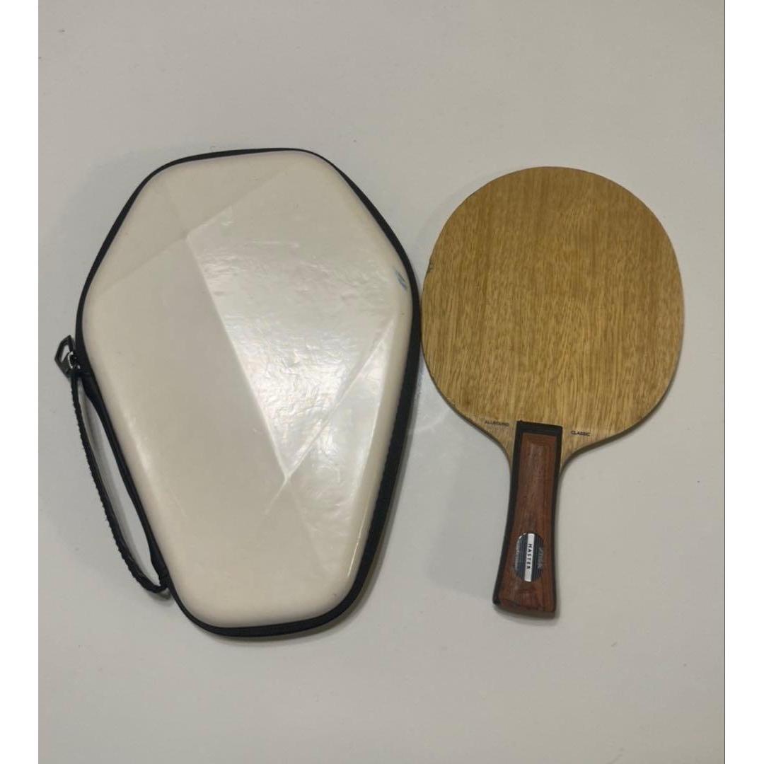 Used Stiga table tennis racket all round classic flare 79g with XIOM case