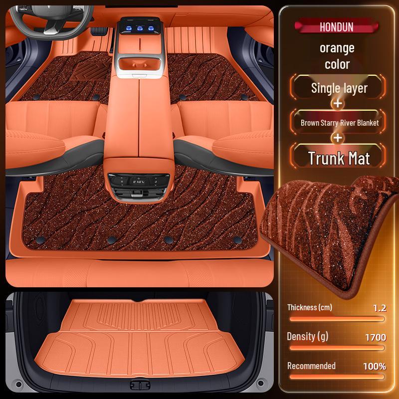 Deep Blue L07 TPE2025 5-Seater Car Floor Mat Set - Interior Carpet Accessories