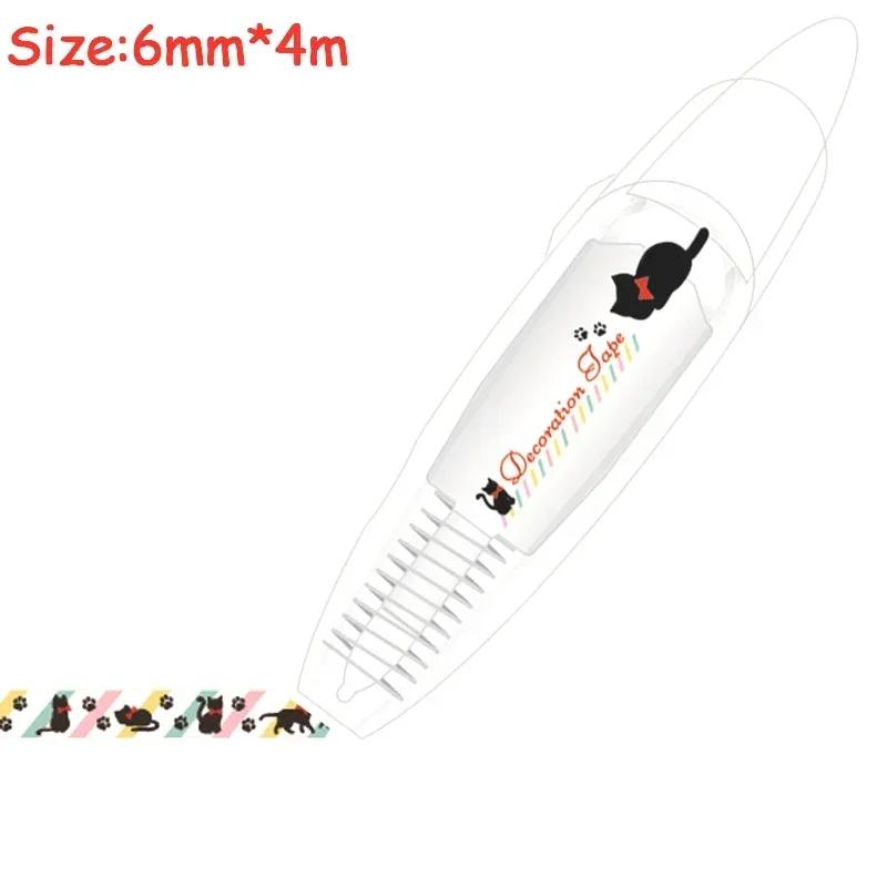 Kawaii Correction Belt Kawaii Accessories Girls Hand Account Decorative Stickers Marker Pen School Stationery Office Supplies