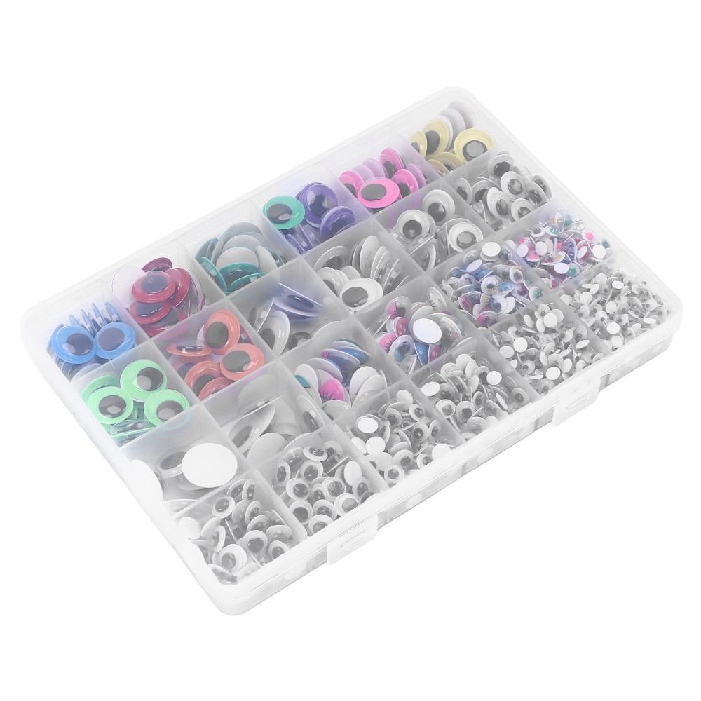 

1700pcs Multi Colors Self Adhesive Eyes Self Adhesive Craft Eyes Eye Stickers Arts Scrapbooking