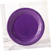 FUNOMOCYA 60-Count 7-Inch Colored Paper Plates, Party Dinner Plates for Birthdays, Baby Showers, and Weddings