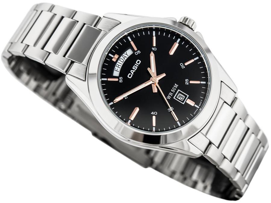 Herrenuhr Casio Mtp-1370D-1A2V (Zd025A) + Box