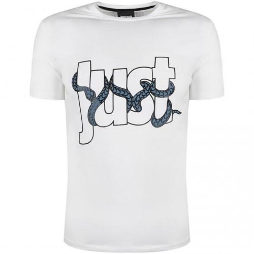 Just Cavalli Unisex Adult Snake Logo T-Shirt