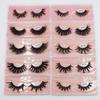 RED SIREN Nerz-Wimpern 1 Paar / Packung Handgefertigt Wiederverwendbar Flauschig Natürliche Wimpern 10mm-20mm 3D Nerz-Wimpern Make-up Nerz-Augenwimpern