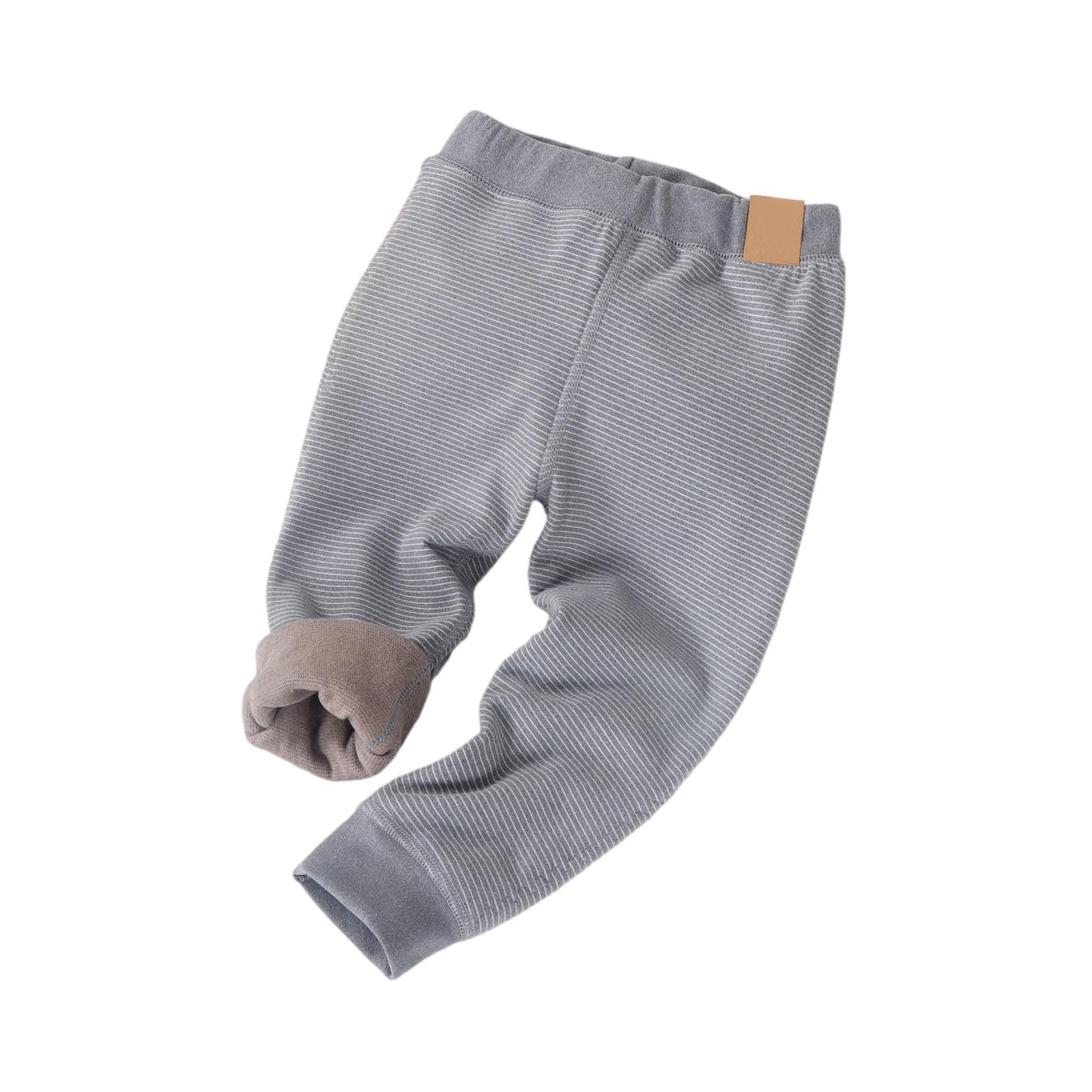 Winter Boys And Girls Single Pants Warm Pants Thick Pants Leggings 90