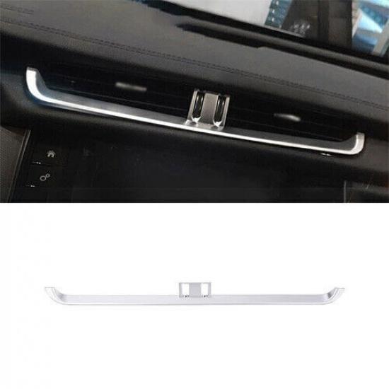 Frame Trim Air Outlet Vent Matte Silver For Jaguar XF 2016-2020 Center Console