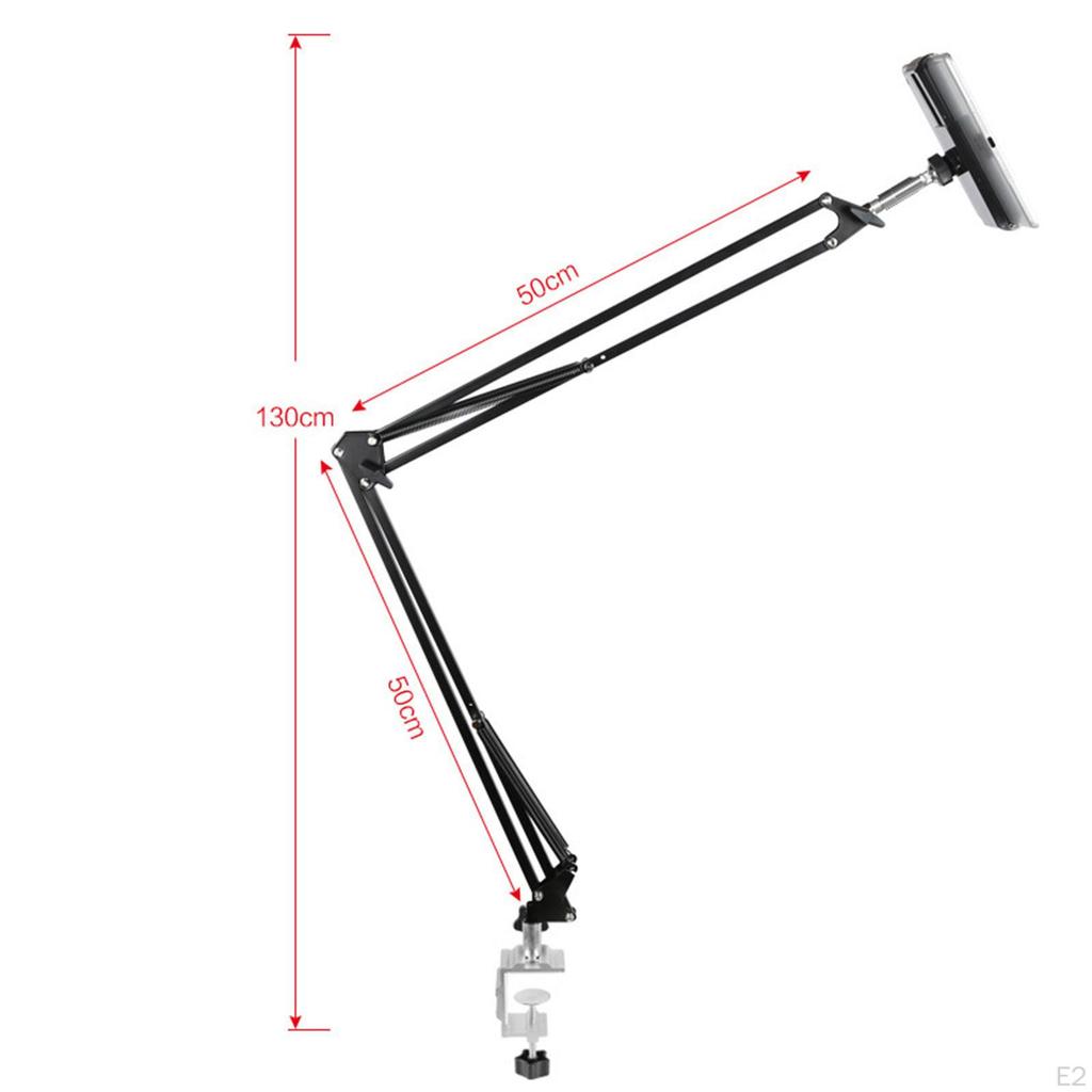 Adjustable Phone And Tablet Holder Stand for Bed, Universal Device Mount