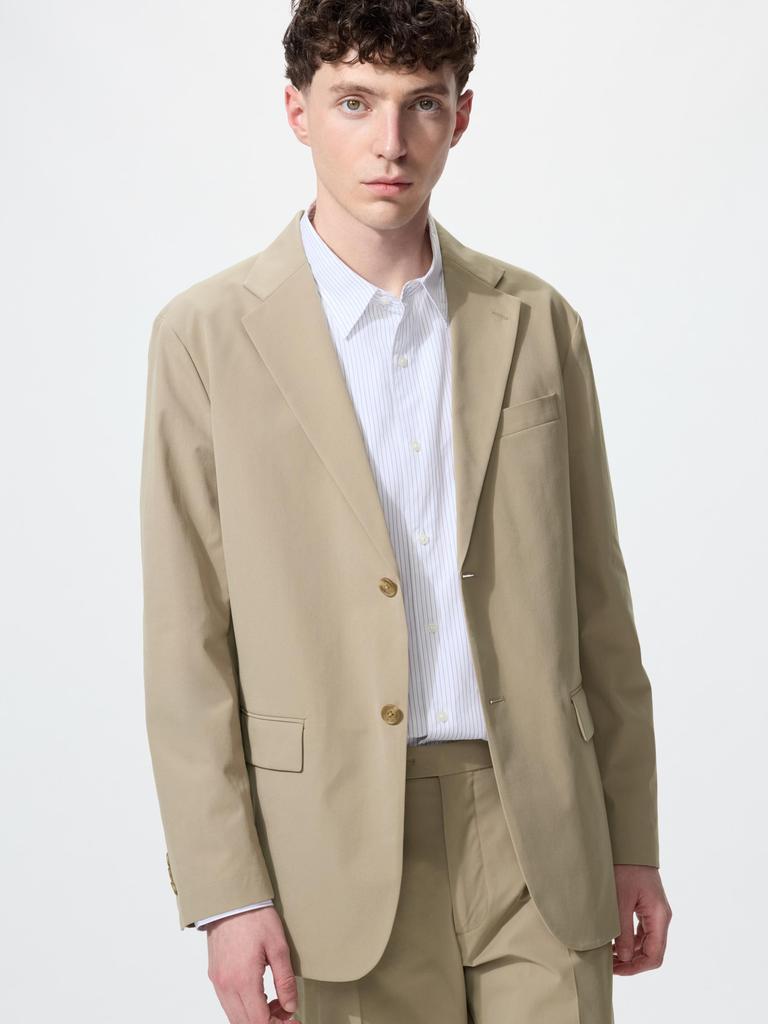 Uniqlo Japan Impressive Jacket 2 Way Stretch  Cotton Like  Standard Sleeve Length  Can Be Set Up