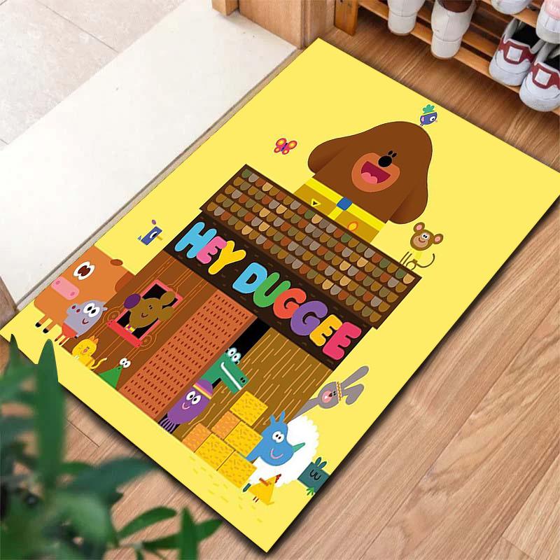 Hey Duggee Carpet Rug for Living Room Bedroom Home Sofa Decoration,Kids play Non-slip Floor Mat