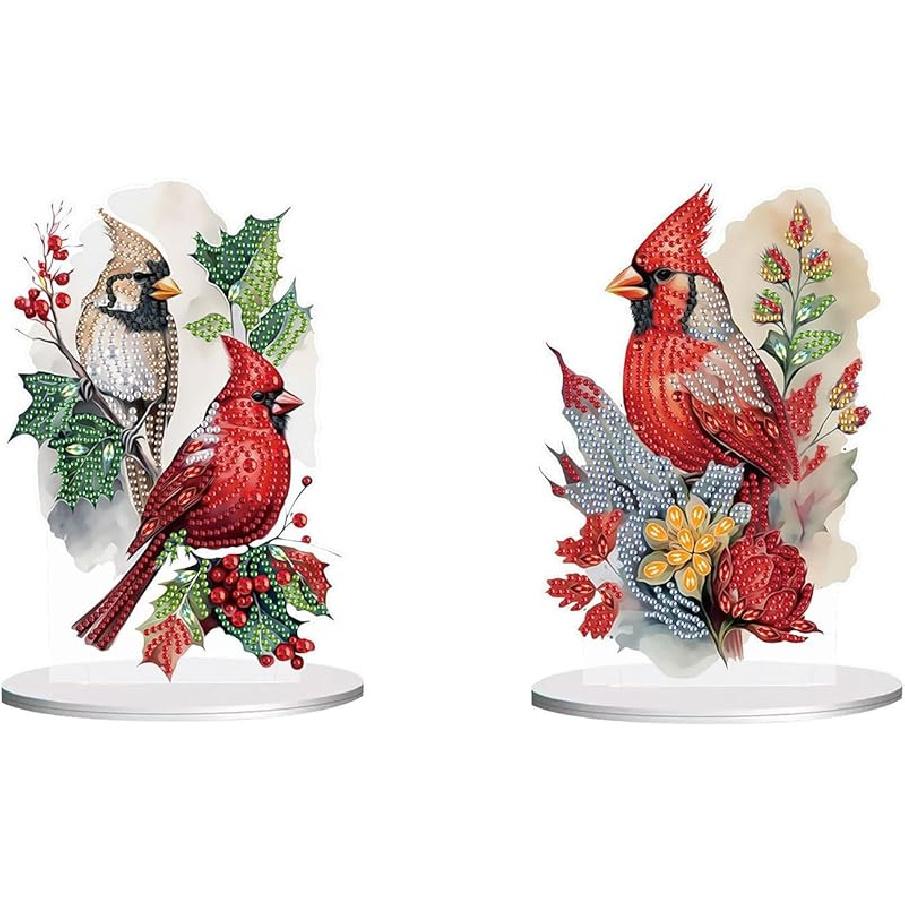 ARTopet DIY Diamond Desktop Ornament Special Shaped Crystal Diamond Art Painting Tabletop Ornaments Single Sided Diamond Ornament for Adult Beginner