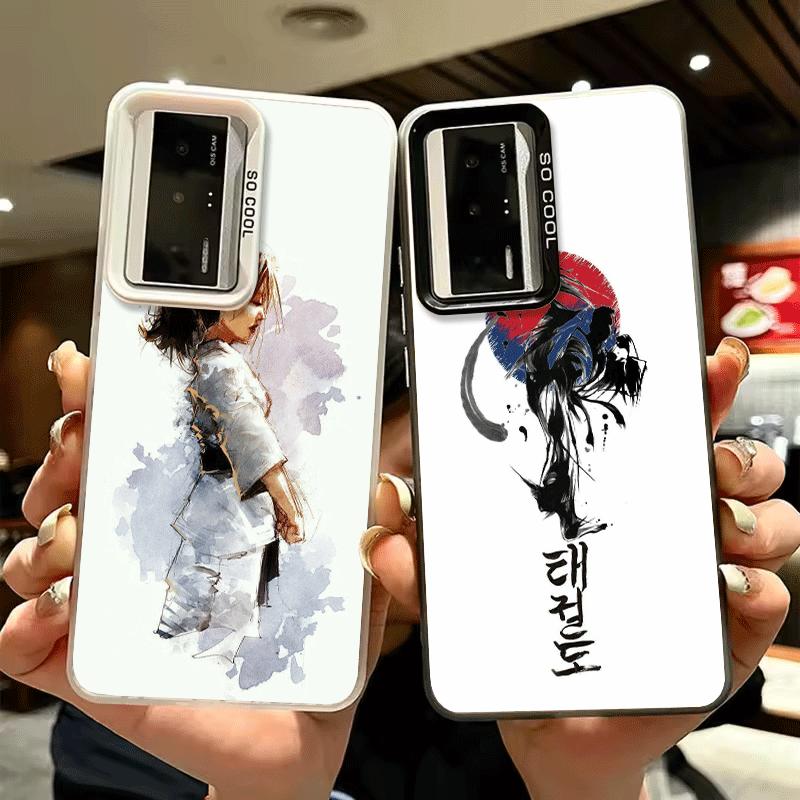 Taekwondo Kungfu Desgin Shockproof Phone Case for Xiaomi Poco X7 X6 X5 X3 Pro F7 Ultra M8 Redmi 15C 15 14C 13C 12C 10C 13 12 10