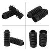 39mm Motorcycle Black Tube Hole Front Fork Guard Cover Protector Rubber Gaiter Shock Boots For Harley Dyna FXD Sportster XL