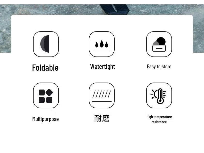 Tuban Travel Outdoor Portable Folding Basin for Foot and Face Washing