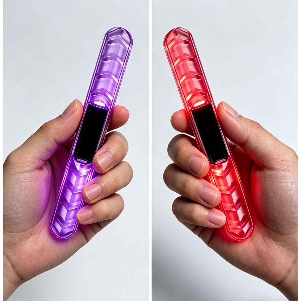 Colorful Dynamic Solar LED Strobe Flash Light LED Flashing Door Handle Protector  Motorcycle Use