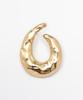 Massimo Dutti Textured Hoop Earrings