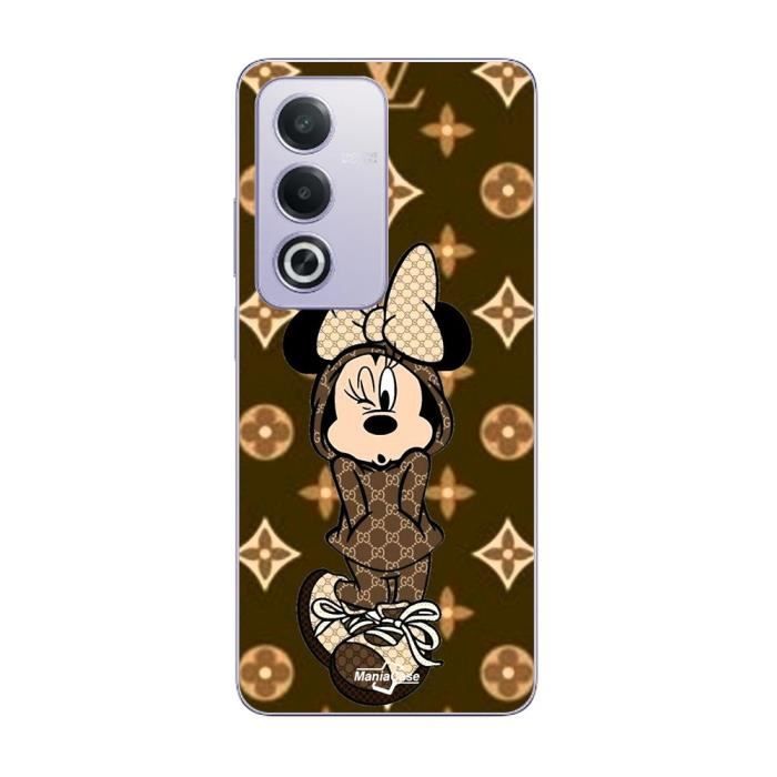 Coque - Maniacase - Oppo A80 - Minnie DISNEY - Marron - Souple braun