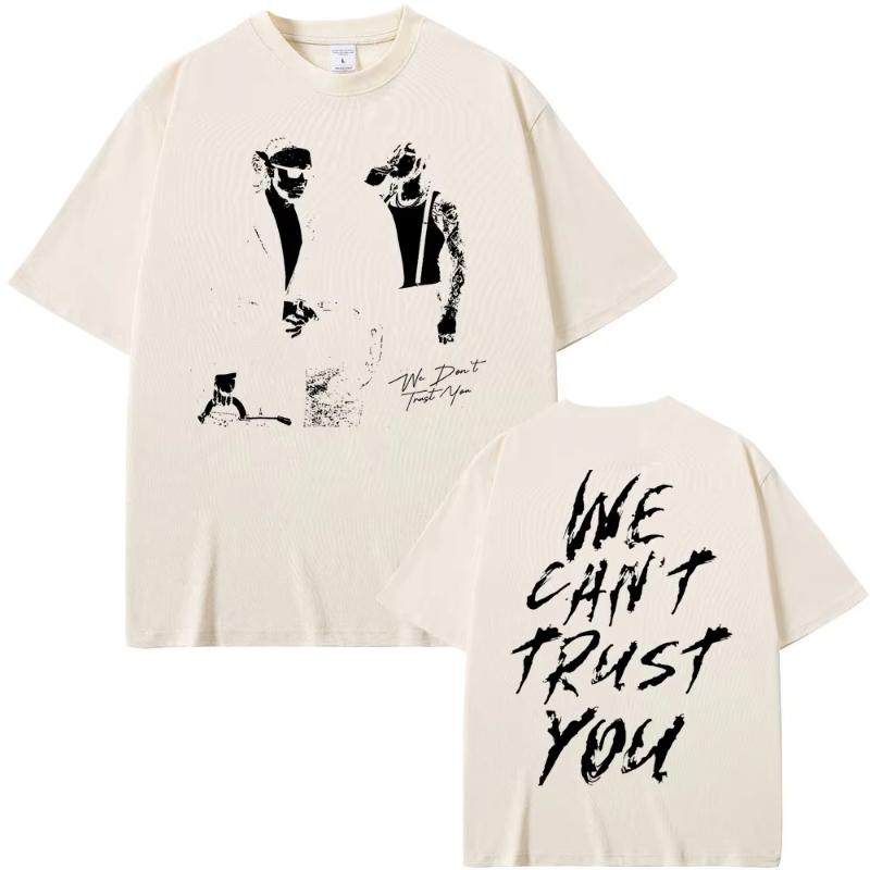 Rapper Future Metro Boomin 2024 New Hip Hop Album We Dont Trust You Graphic Tshirt Unisex Women Casual Ocollar Oversized Tees