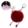 Wool Balls Lamb Keys Chain Backpack Pendant for Birthday Christmas Party Gift