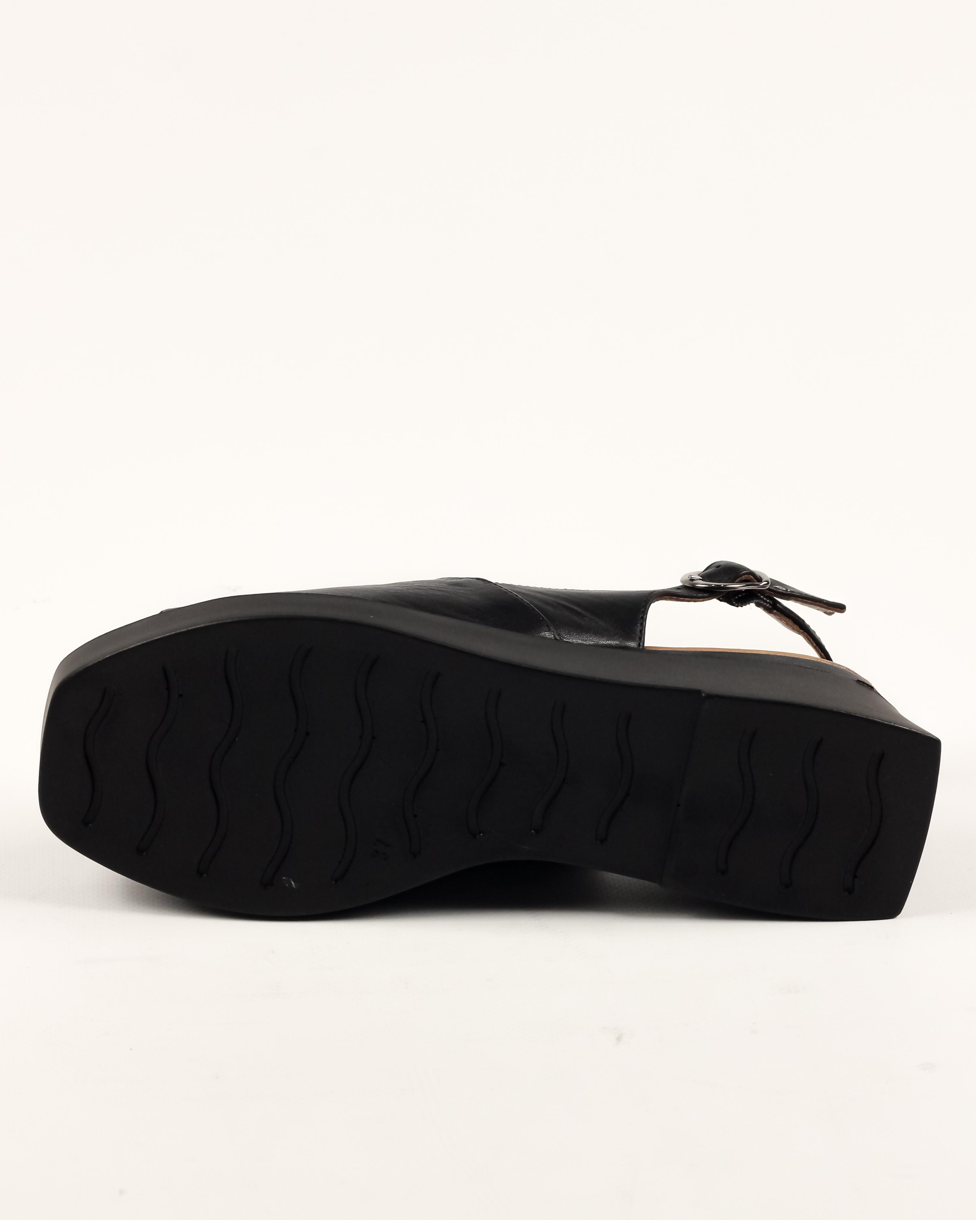 SandáLe Na Kline Mario Muzi 1769 36 čIerna KožA 37 čIerna-image