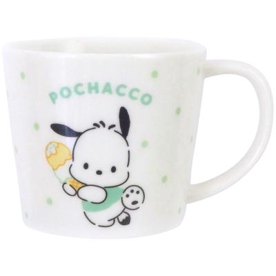 Sanrio Mug M 280ml Microwave Safe Dishwasher Safe Characters Sweets Dots Made In Japan 335125 "Pochacco" Approx. &
