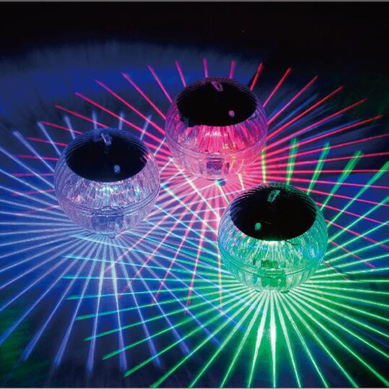 NEW Led Solar Floating Lamps Swimming Pool Ball Solar Panel Powered Pond Drift IP65 Glow Show Disco Color Changing lights HOT