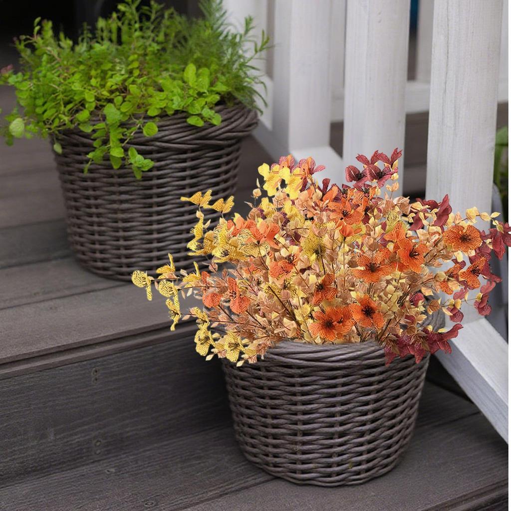 Dried Flowers for Vase Dried Flower Bouquets Realistic Artificial Decoration Ornament for Front Door Porch Party Garden Yard