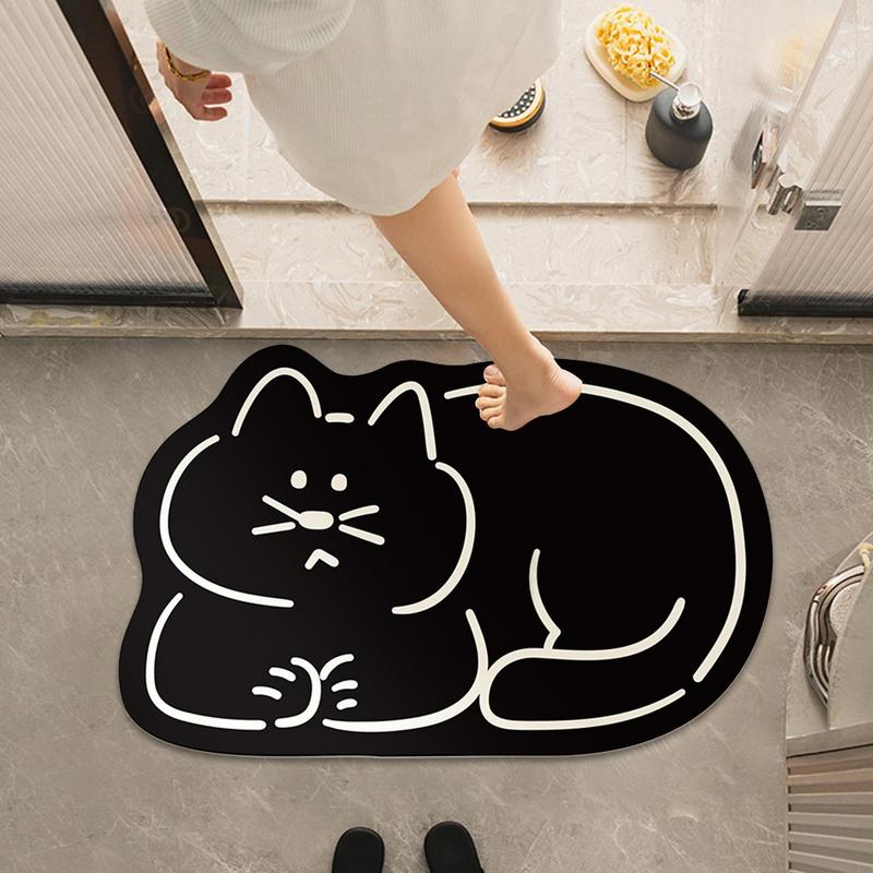 Коврик для душа Диатомитовый коврик для двери в плавательный бассейн Нескользящие — фото 3