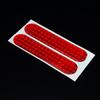 2pcs Reflective car reflective Warning stickers Safety Auto Opening Accessories Decal Sticker Car Tape Interior Reflector