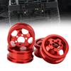 4Pcs RC Remote Control Car Wheel Hub with Short Adapter Parts Fit for WPL 1 16Red
