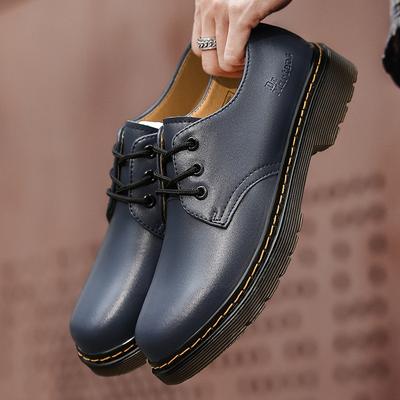 Spring Tooling Martin Boots Leather Couple Tooling Round Head Low-Top Men'S And Women'S Outdoor Shoes