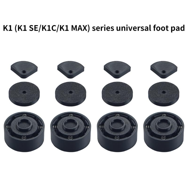 Talpă amortizantă pentru vibrații de înaltă performanță pentru imprimantă 3D K1se/K1C/K1MAX pentru îmbunătățirea stabilității Design cu aderență din cauciuc