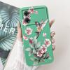 Casing For Xiaomi Poco M4 5G Case Cover Silicone Luxury Fashion Flowers Kawaii Cute Cat Shockproof Phone Case 22041219PG