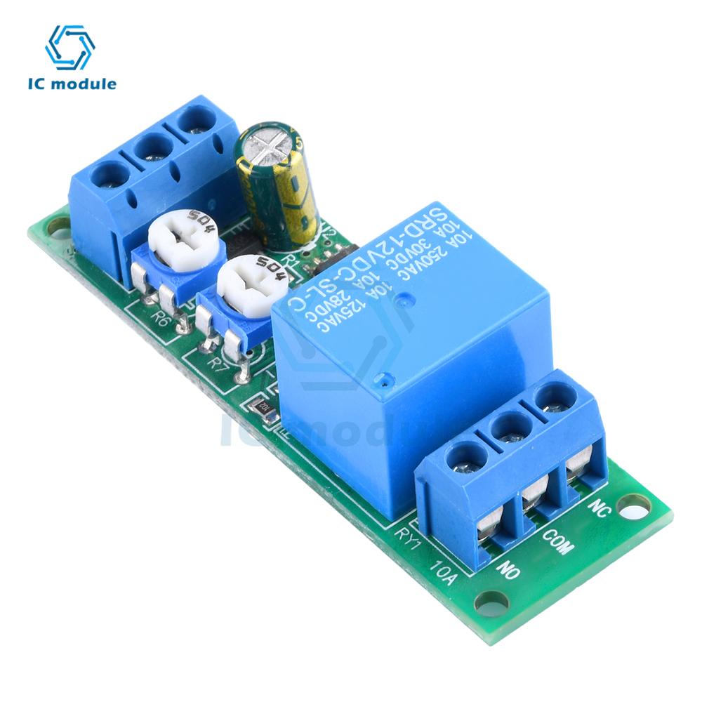 DC5V 12V 24V Delay On Delay Off Trigger Double Delay Adjustable Relay Module Time Delay Relay Module