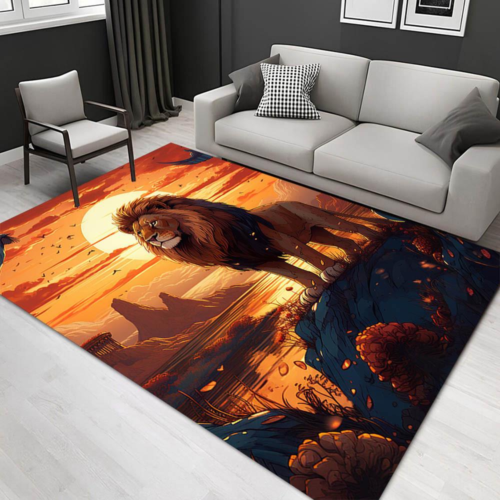 

1pc 1578205288Pattern Carpet, Area Rug For Living Room Bedroom Room Bed Chair Laundry Entryway Corridor Yard Non-slip Outdoor Camping Rug Fl 60cm by 90cm