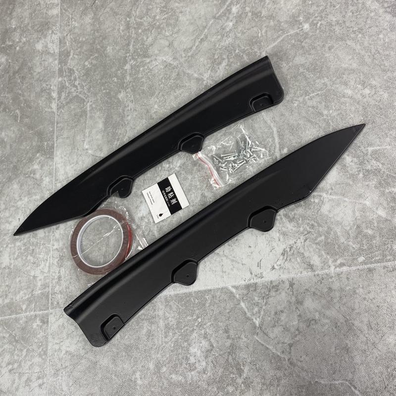 PSM Style Gloss Rear Bumper Side Splitter For BMW 3 Series M Pack F30 F31 320d 325i 330i 330d 340i 2012-2019 Bodykits Tuning