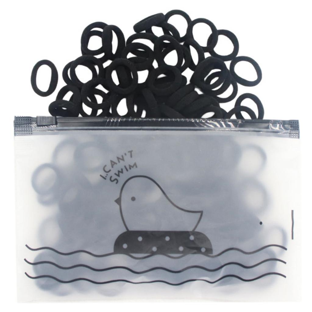 100pcs Hair Bobbles for Women Girls Hair Scrunchies Ponytail Holder Elastic Hairbands Christmas Gift